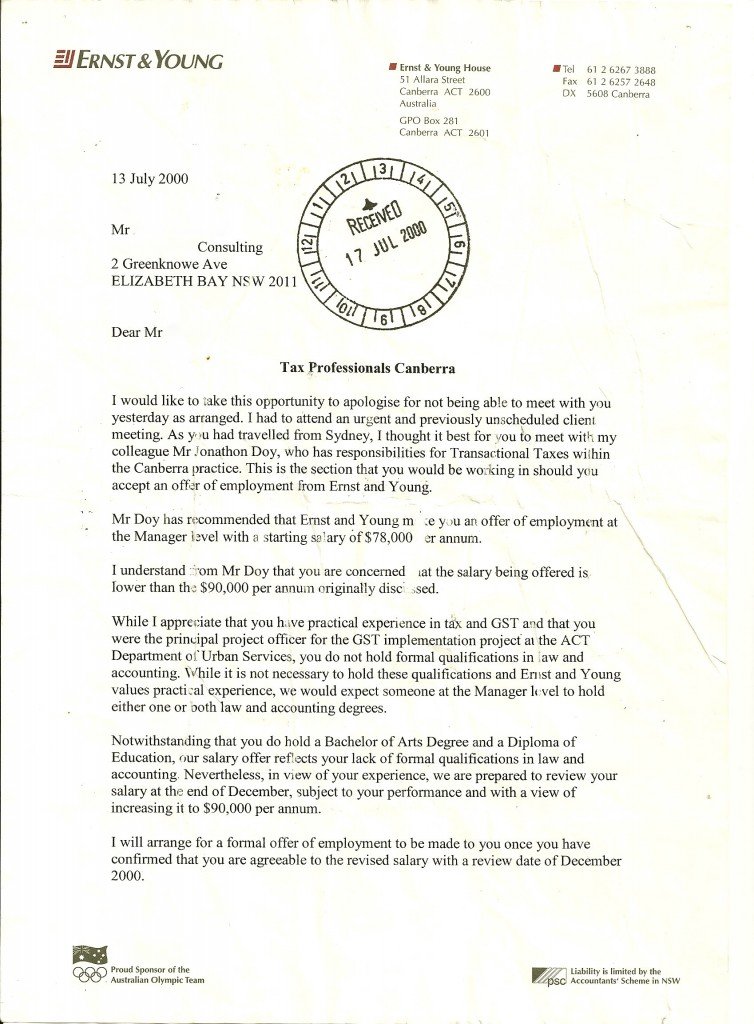 Andrew McCrossin to Pat, P1 of 2