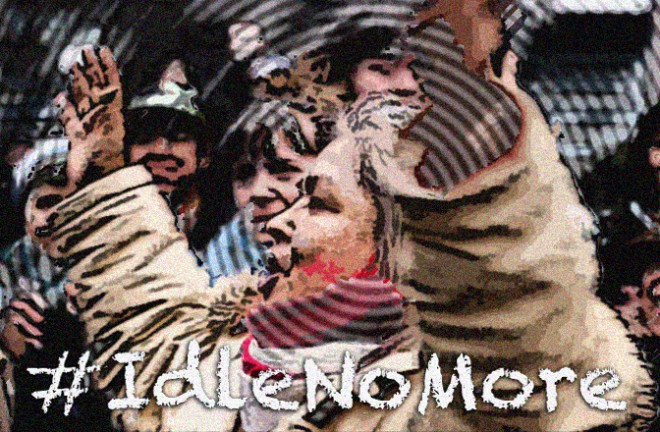 idlenomore-singing-woman