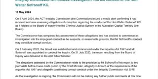 ACT Integrity Commission, blinkered and bound