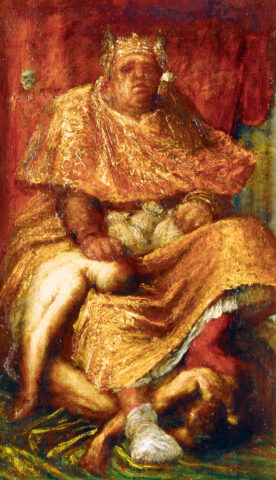 Mammon by George Frederick Watts 1885 (Tate Gallery)