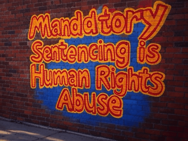 Mandatory sentencing is human rights abuse.