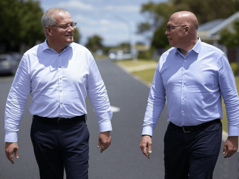 Scott Morrison and Peter Dutton