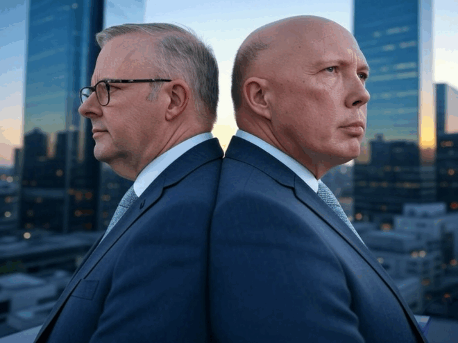 Anthony Albanese and Peter Dutton, back-to-back.