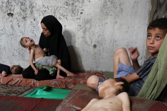Gazans starving