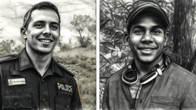 Zachary Rolfe and Kumanjayi Walker