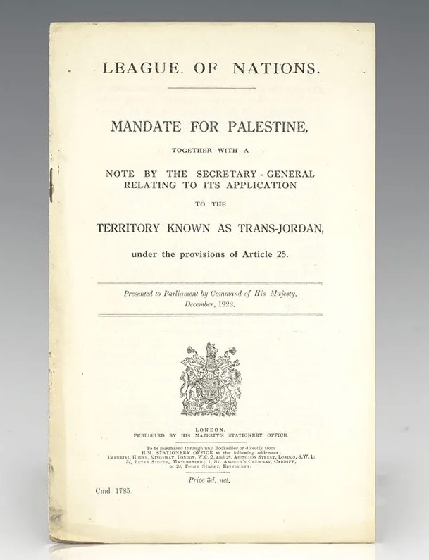 Mandate for Palestine