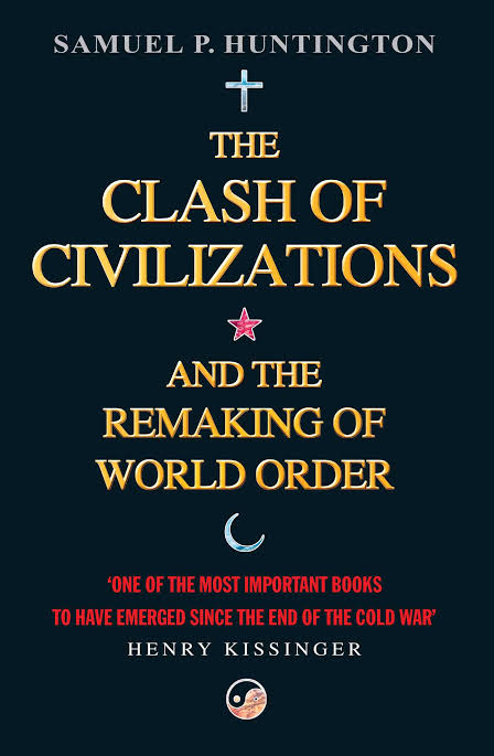 Book cover, "The Clash of Civilizations," by Samuel Huntington.