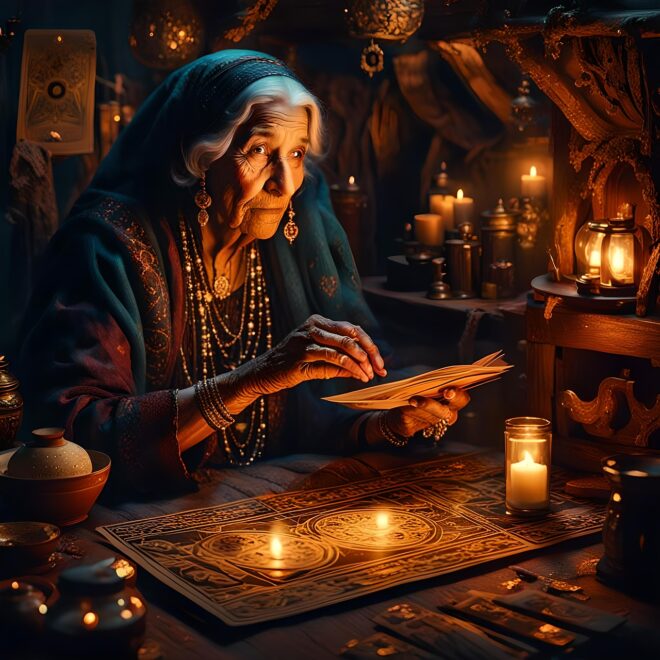 Witch casting a spell. Image by selmanieuwoudt278