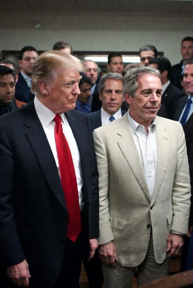 Donald Trump and Jeffrey Epstein
