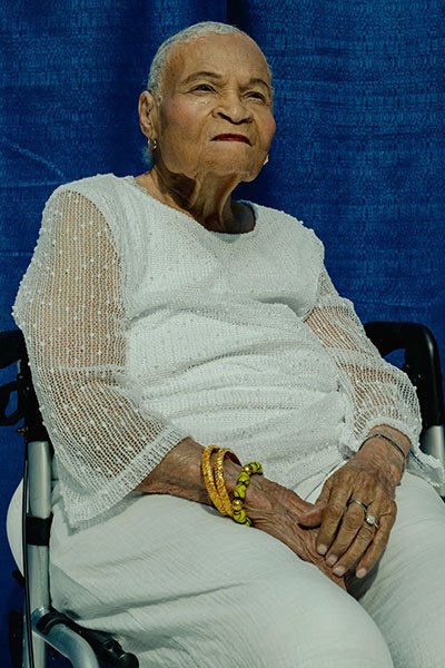 Violet Fletcher, survivor of the Tulsa Race Massacre.
