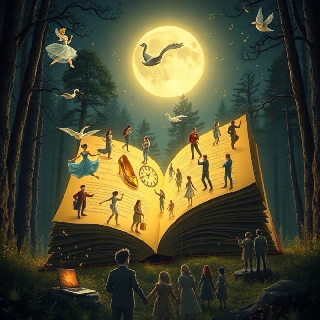 A book of fairytales.