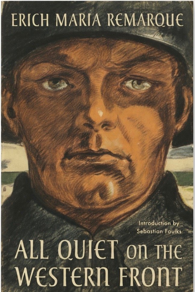 Cover of Erich Maria Remarque's, "All Quiet on the Western Front."