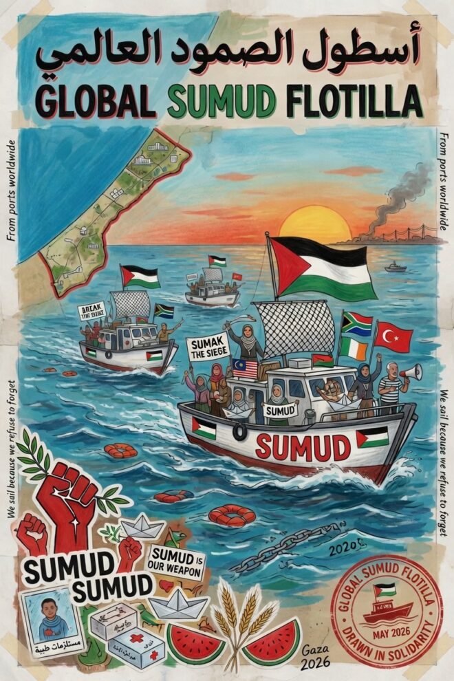 The Global Sumud Flotilla.
