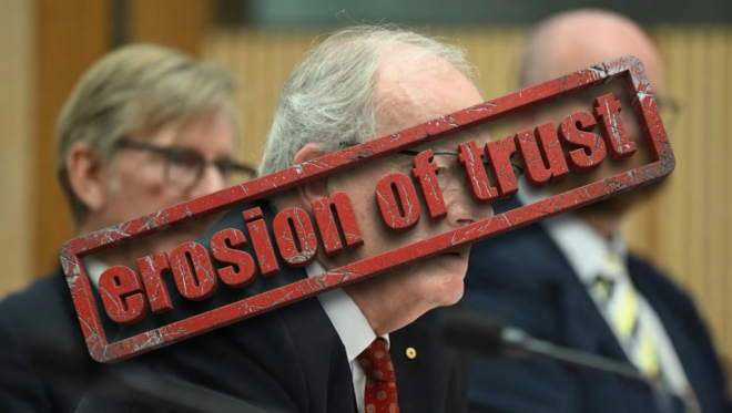 The erosion of trust in the NACC Commissioner.