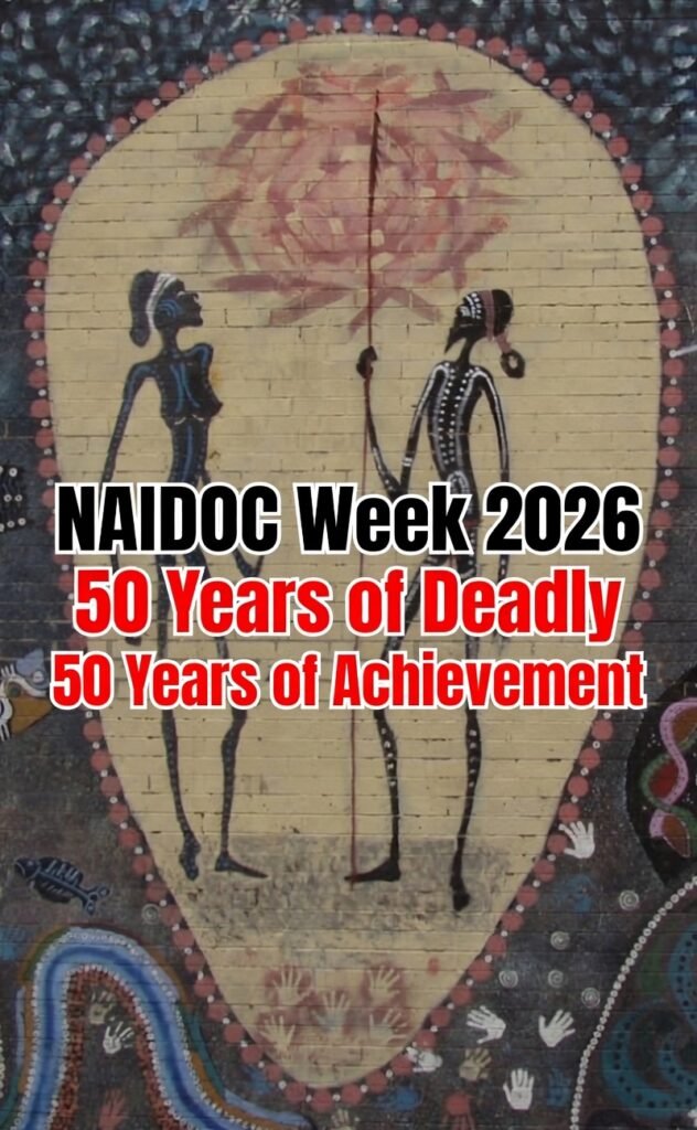 Blak and Black NAIDOC Week 2026 50 Years of Achievement