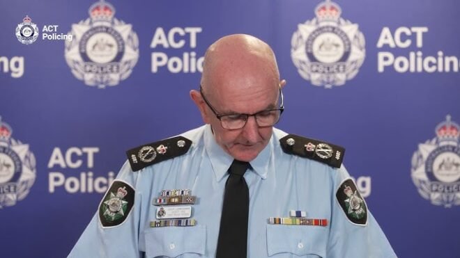 ACT Chief Police Officer Scott Lee